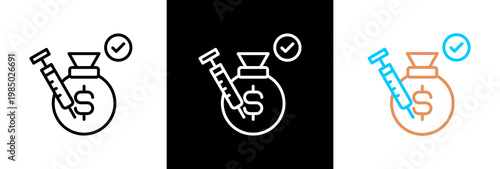 Stimulus on white and black background