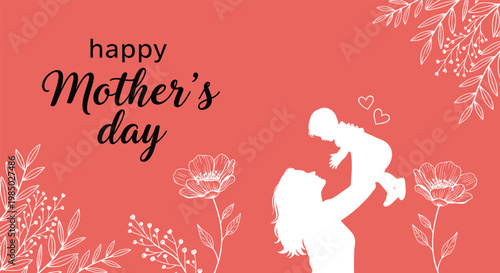 Happy mother's day celebrating moms with love and family a heartwarming image