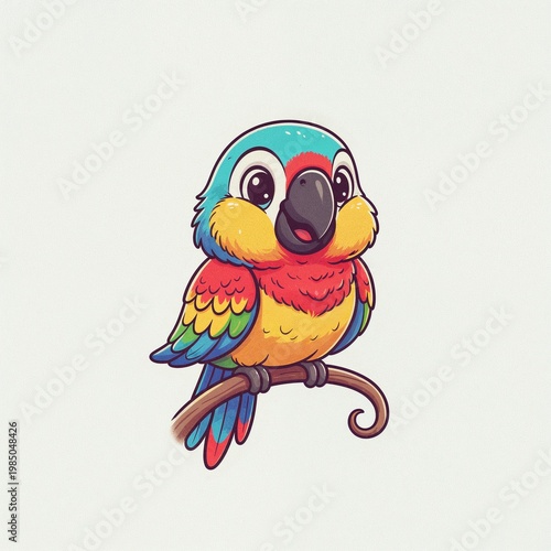 parrot on a branch