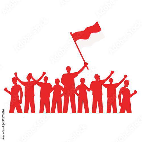 Indonesian Independence Day Silhouette