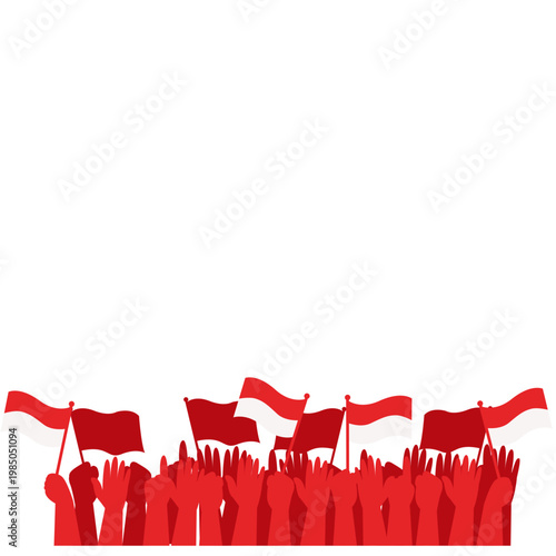 Indonesian Independence Day Silhouette