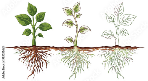 Plant Growth Stages Root Development.