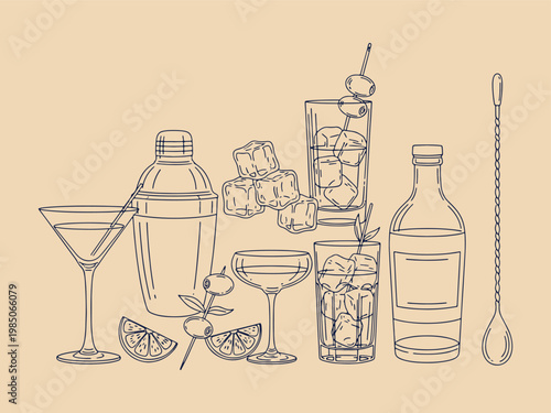 Hand drawn doodle vector set design  high quality collection illustration