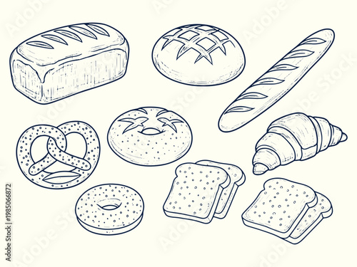 Hand drawn doodle vector set design  high quality collection illustration