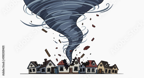 Tornado Hurricane Storm Extreme Weather Disaster