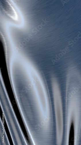 Metallic wavy abstract background. High quality CG texture. 8K. 3D rendered overlay image. Ideal for banners, posters, web pages, social media, abstract background