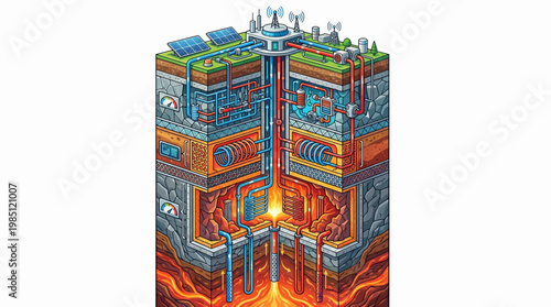 A futuristic cityscape with blue and orange hues.