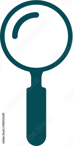 Magnifying Glass Search Icon Graphic Illustration