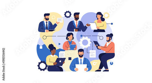 People Working Team Collaboration.