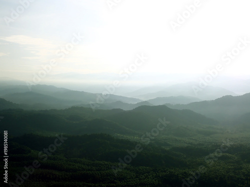 Wallpaper Mural Beautiful hill view early in the morning Torontodigital.ca