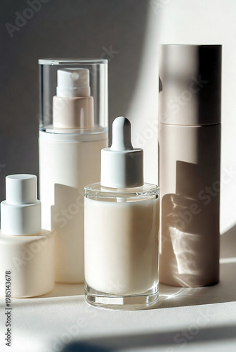 Luxury Skincare Still Life with Minimal Editorial Aesthetic