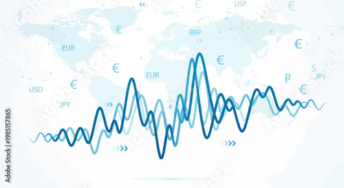 Global Financial Market Trends: Currency Exchange Rates and Stock Charts