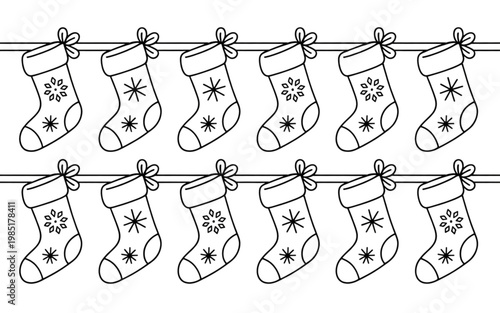 Intricate geometric patterns featuring interconnected circular and triangular designs Vector