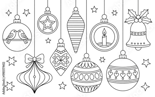 Colorful assortment of geometric and organic shapes with directional arrows Vector