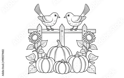 Two reindeer standing amidst a forest of evergreen trees during winter season Vector