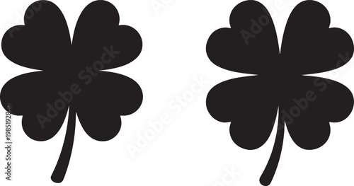 Four Leaf Clover Silhouette