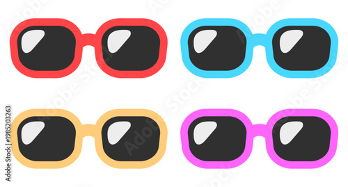 シンプルサングラス4カラー