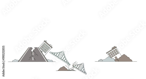 Pyramid Structures with Tilted Rectangular Blocks.