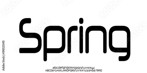 SPRING elegant italic sans serif font for feminine beauty branding and fashion design