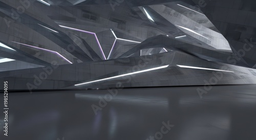 Close-up of car hood design.