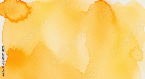 Vibrant Orange Watercolor Background Texture.