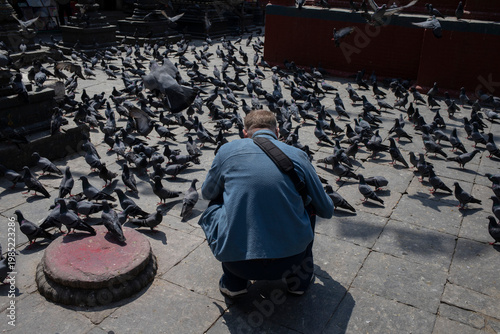 Dharmadhaatu Stupa shrine in Kathmandu Nepal