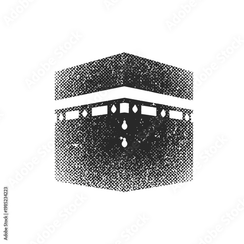 Kaaba cube structure Islamic architecture.
