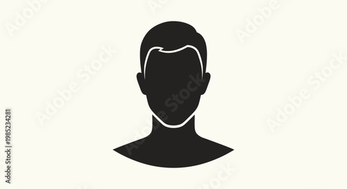 Silhouette of a man's head and shoulders, representing a generic profile or avatar