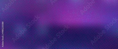 Purple abstract pixel texture bg video screen. Tv pattern background with square noise effect. Futuristic broadcast neon gradient banner for television. Modern vhs led static display element