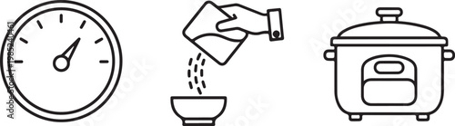 Sanitation device and gauge with hand cleaning action during hygiene protocol Vector Icon Isolated on white background