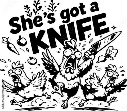 She's got a knife SVG, Funny chicken SVG, Mamacita need a Margarita SVG, Women's cocktail drink SVG
