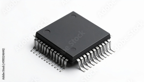 Microchip electronic component science biohacking longevity data processing integrated circuit