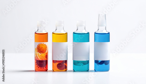 Vaccine vial medicine pharmaceutical laboratory liquid efficacy variants sterile research Vaccine vial medicine pharmaceutical laboratory liquid