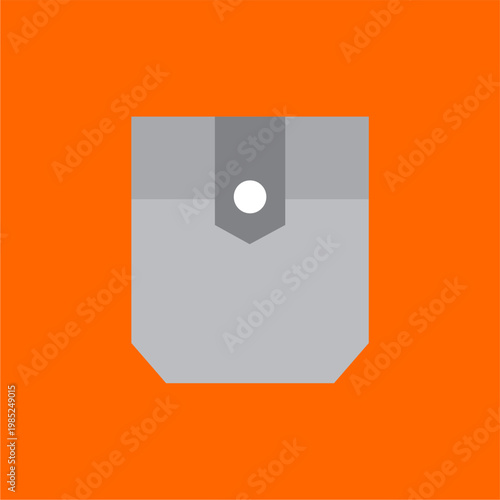 pocket style icon vector design