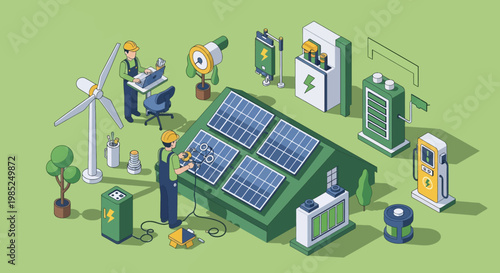 Eco-friendly energy solutions with unique solar wind power