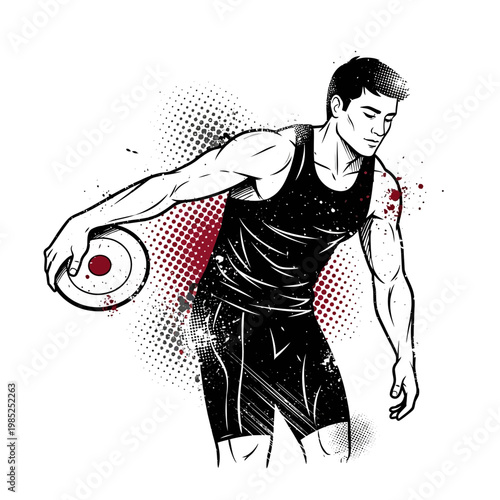 Discus Thrower Athlete