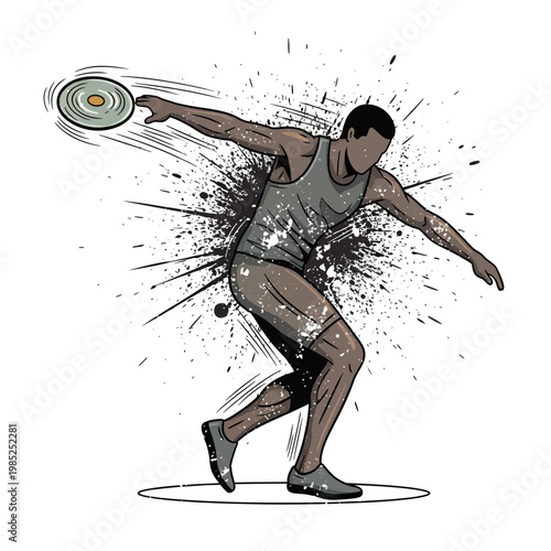 Discus Thrower Athlete