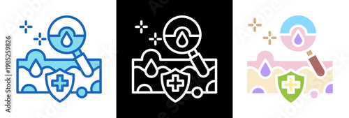 Acne Treatment triplestyle icon