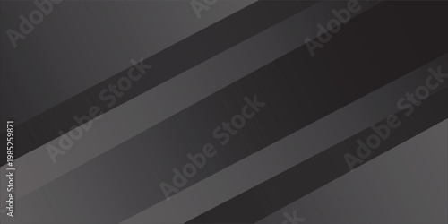 Black abstract background. Elegant dark diagonal shape elements. Modern luxury grey gradient graphic design.