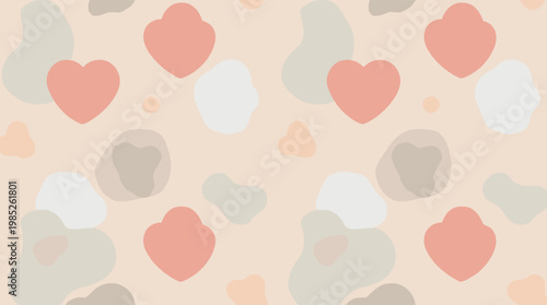 A calming and minimalist background featuring soft, organic shapes in neutral tones. Ideal for websites, presentations, or social media needing a subt