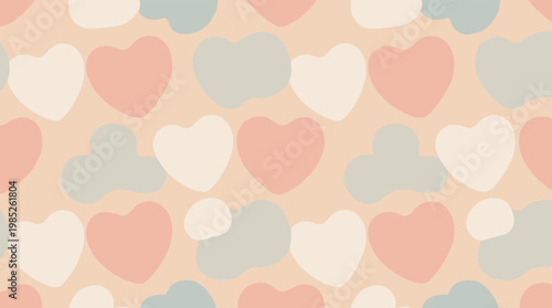 A serene and minimalist background featuring soft, organic shapes in muted tones. Ideal for websites, social media, or presentations needing a calming