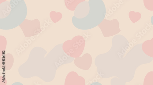 A calming, minimalist background featuring soft, organic shapes in pastel tones. Ideal for websites, social media graphics, and presentations needing 