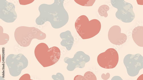 A calming, minimalist background featuring soft, organic shapes in muted tones. Ideal for websites, social media, or presentations needing a subtle an