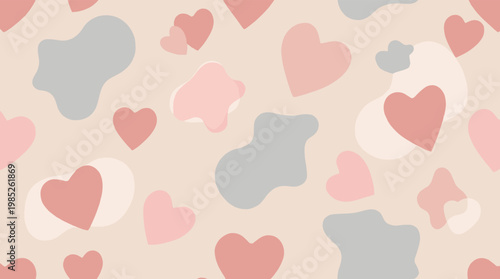 A soft and calming abstract background featuring organic shapes in pastel colors. Ideal for websites, presentations, or social media needing a modern,