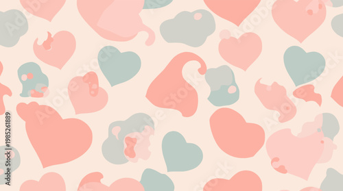 A calming and minimalist background featuring soft pastel colors and organic shapes. Perfect for websites, branding, or presentations seeking a modern