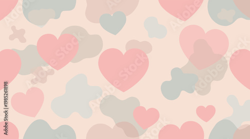 A calming abstract background featuring soft pastel colors and organic shapes. Ideal for websites, social media, or adding a subtle, modern aesthetic 