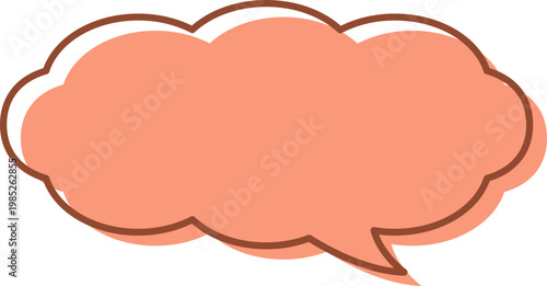 吹き出しレトロポップ_雲2