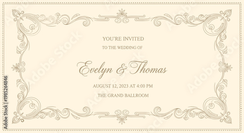 Wedding Invitation Card Design Template 16.