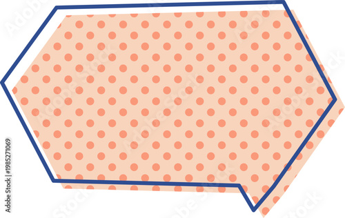 吹き出しレトロポップ_多角形1