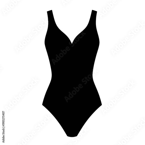 Swimsuit Outline Icon Nobody Minimalist Line Drawing